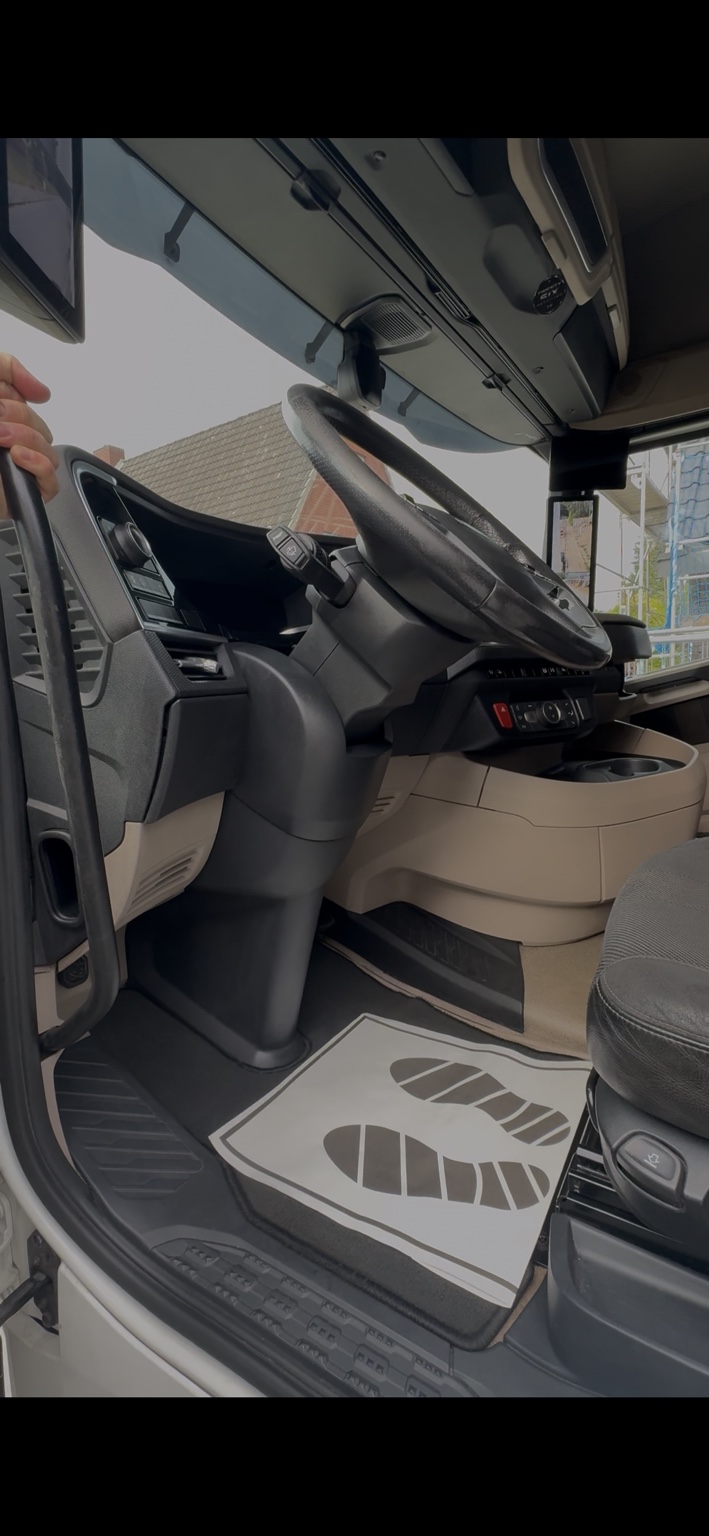 Aufbereiteter Innenraum eines Lkw